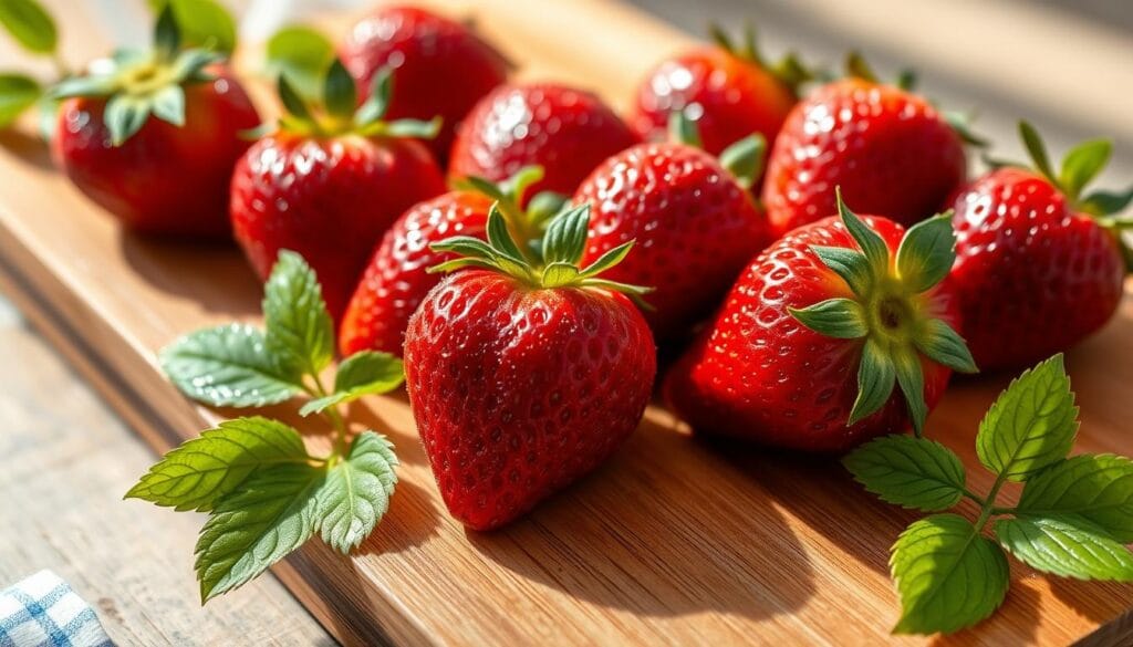 Fraises fraîches pour tiramisu